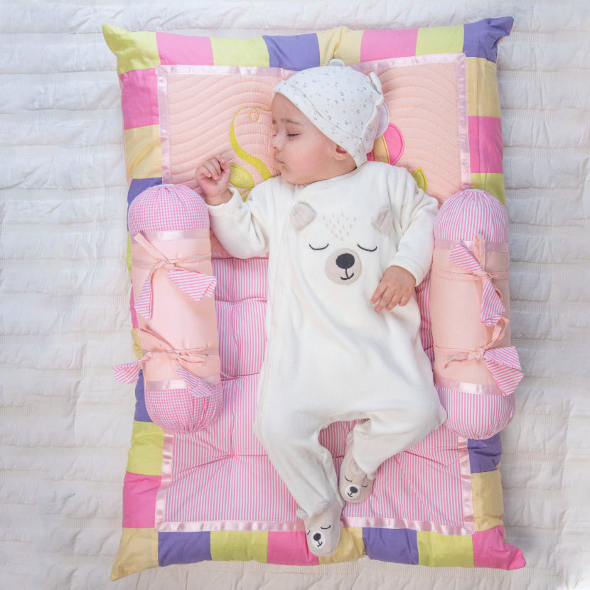Pink Honeybee- Newborn Mattress Set