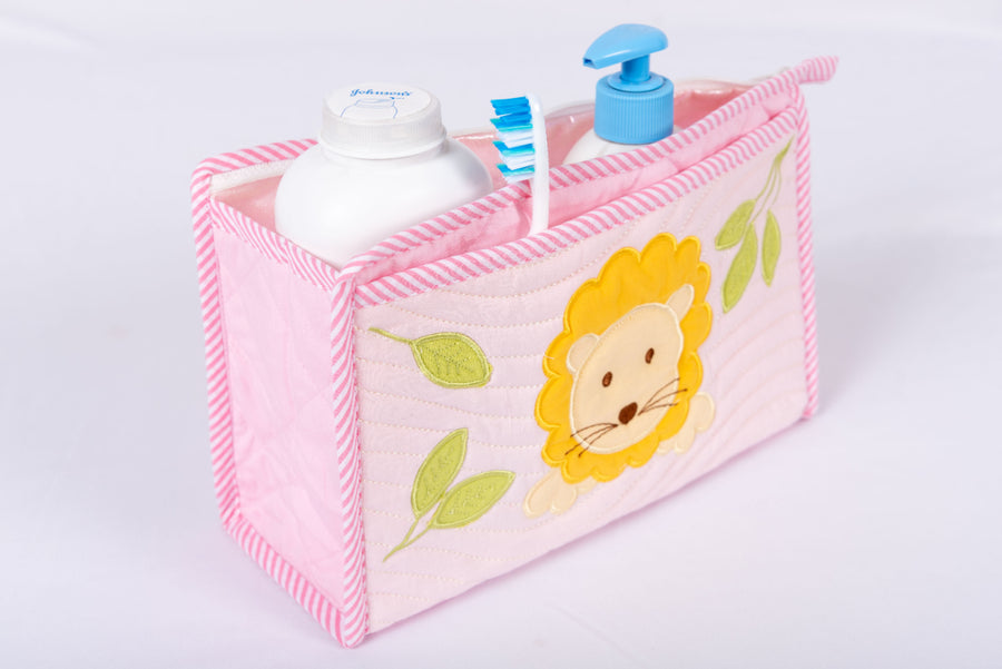 Pink Jungle Friends - Toiletry Bag