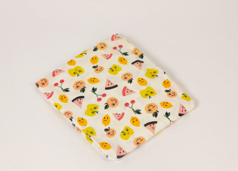 Fruits Print - Fitted Crib/Cot Sheet