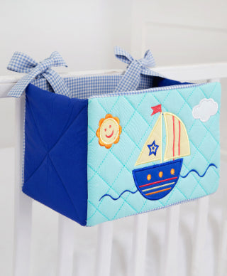 Lil' Sailor - Newborn Mattress | Diaper Stacker | Cot Organizer | Toiletry Kit
