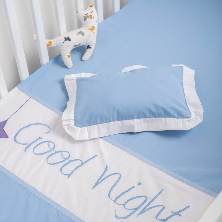 Sweet Lullaby - Cotton Baby Cot Sheet with Pillow
